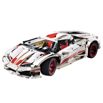 Klocki techniczne CaDA 1696 el. Autko sportowe 610 SUPER-CAR dla dzieci 8+